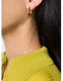 twisted hoop earrings