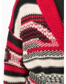 intarsia cardi-coat