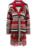 intarsia cardi-coat