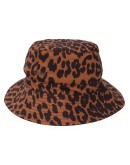 leopard-print bucket hat