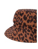 leopard-print bucket hat