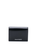 logo-detail leather wallet