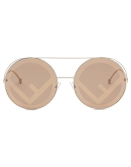 Runaway round-frame sunglasses