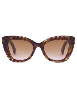 F is Fendi cat-eye frame sunglasses