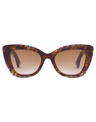 F is Fendi cat-eye frame sunglasses