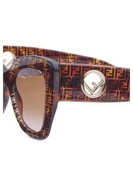 F is Fendi cat-eye frame sunglasses
