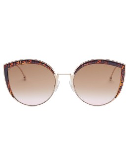 F is Fendi cat-eye frame sunglasses