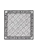 FF logo print scarf