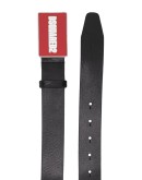 enamel logo buckle belt