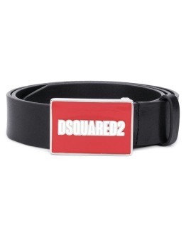 enamel logo buckle belt