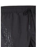 shaded-effect FF print swim shorts