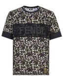 logo mesh insert T-shirt