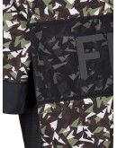logo mesh insert T-shirt