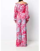off-the-shoulder wide leg jumpsuit 