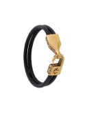 hook fastening double bracelet