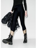 two-tone mid-rise leggings