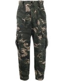 camouflage-print cargo trousers