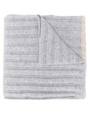 ribbed cashmere scarf