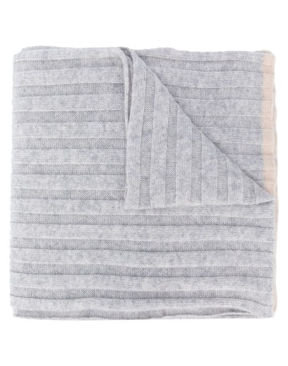 ribbed cashmere scarf
