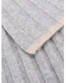 ribbed cashmere scarf