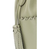 Lora whipstitch-embellished bucket bag