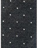 polka dot silk tie