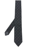 polka dot silk tie