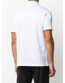 logo-plaque polo shirt