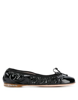 bow detail ballerina shoes