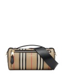The Vintage Check barrel bag