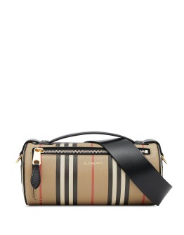 The Vintage Check barrel bag