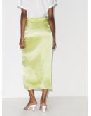 Samara satin midi skirt