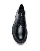 Derby transparent sole shoes