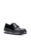Derby transparent sole shoes