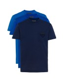 three-pack logo patch T-shirt