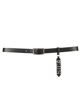 logo tag belt 