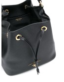 logo-plaque bucket bag