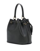 logo-plaque bucket bag