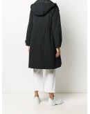 belted hooded coat