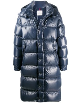 hooded padded coat