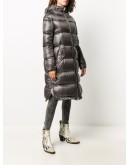 hooded padded down coat