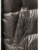 hooded padded down coat