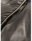 hooded padded down coat
