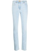 Medusa print skinny jeans