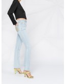 Medusa print skinny jeans