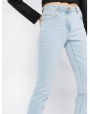 Medusa print skinny jeans