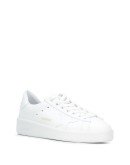 Pure leather low-top sneakers