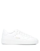 Pure leather low-top sneakers