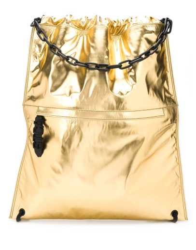 drawstring-fastening backpack