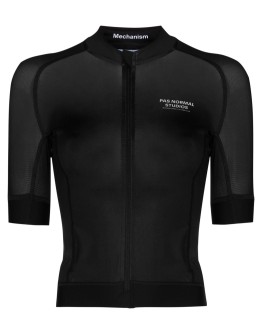 Mechanism jersey zip-up T-shirt